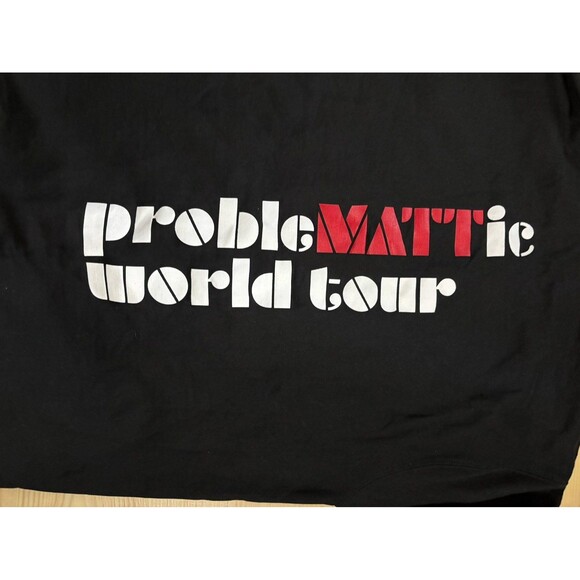 Matt Rife ProbleMATTic World Tour Stand Up Comedy Hoodie Men’s Large Black - Picture 2 of 6